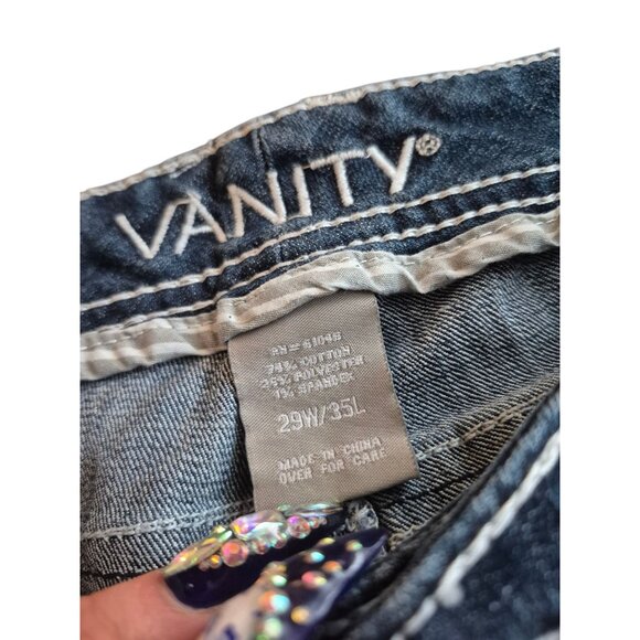 Vanity Flare Leg Jeans Size 29W/35L - Picture 4 of 4